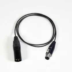 Canare Mini XLR (F-samec)/XLR (M-samec) avdio kabel - 0,3 m