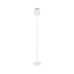 Briloner 1507016 - LED prigušiva podna lampa KIKI 4,3W/5V IP44 2600 mAh bela