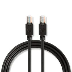 CCBW85100AT150 Nedis Mrezni kabl, CAT5e UTP Patch cord 15m black (alt. PP12-15M)
