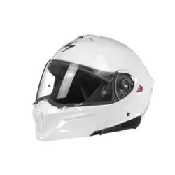 Preklopna motoristična čelada Scorpion EXO-930 EVO Gloss, bela