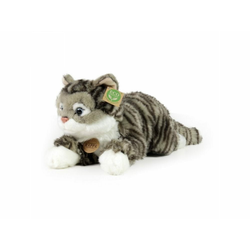 Rappa Plišasta mačka tabby siva 40 cm