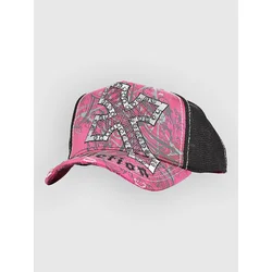 Affliction Lovita Cap hot pink potassium spray