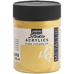 Pébéo Studio Fine Akrilna barva Gold 500 ml 1 kos