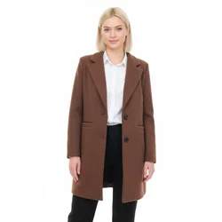 Chocolate Classic Striped Yups Coat