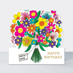 Rachel Ellen Čestitka Bouquet of Flowers