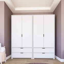 Hanah Home Garderober Duru 1600-022, 180x183x45 cm, Beli