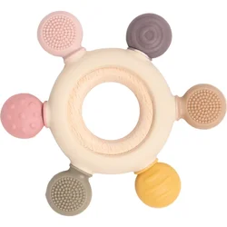 Bo Jungle silikonski zobotrebec B-Multi-Sensory Ring