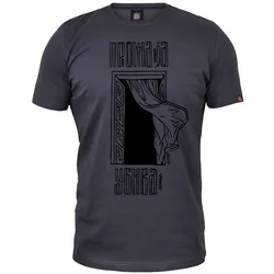 011Shop Muška majica kratkih rukava, Promaja ubiva, Tamnosiva