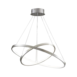 LED luster na sajli LEA LED/35W/230V 4000K prečnik 60 cm hrom