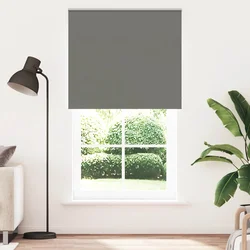 Rolo zavjesa Blackout siva 130x230 cm Širina tkanine 126,6 cm