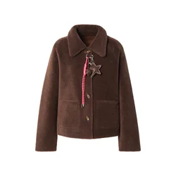 OAKWOOD Prehodna jakna VESTE rjava