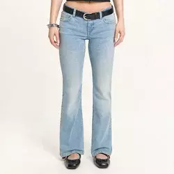 Cropp - Farmerke bootcut - PLAVA