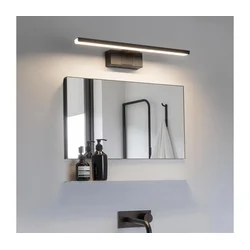 Aigostar - LED osvetljenje za kupatilsko ogledalo LED/8W/230V 4000K 40 cm IP44 crna