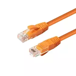 MicroConnect CAT6A UTP 15m oranžen LSZH