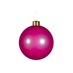 Novogodišnja ukrasna kugla Party Ball na naduvavanje 45 cm, Ciklama