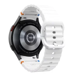 Silikonska narukvica za pametni sat Samsung Galaxy watch 7 bela