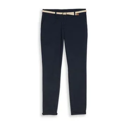 TOM TAILOR Chino hlače temno modra
