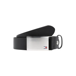 TOMMY HILFIGER Pas PLAQUE 3.5 ADJ, črna