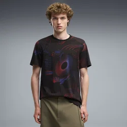 PUMA Essentials Printed Graphic Tee Men, Clothing, Black, S