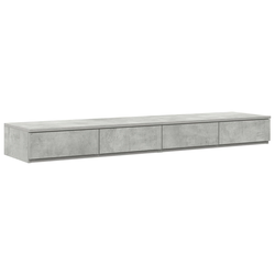 Ladice za krevet s ladicama Betonski sivi 135 x 36,5 x 16,5 cm