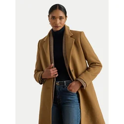 LAUREN RALPH LAUREN Volneni plašč 297P04141002 Rjava Regular Fit