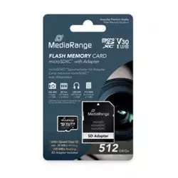 Mediarange germany memorijska kartica 512gb micro sdxc/uhs-1/+adap c10/mr947 ( MCMR947/Z )