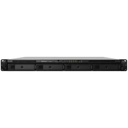 Synology RackStation RS822RP+; Rack 1U; AMD Ryzen V1500B 4-core 2.2 GHz; 2 GB DDR4 ECC SODIMM; 4x 3.52.5 HDD bays; 4x RJ-45 1GbE LAN Port