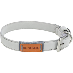 Trixie Be Nordic Ogrlica Koža L 50-56cm 25mm Siva