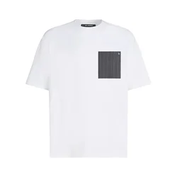 Karl Lagerfeld Majica temno siva / bela