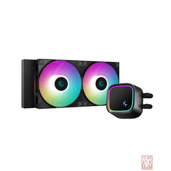DeepCool LE520, liquid CPU cooler with ARGB fans, noise up to 32.9db, 2x120mm fan