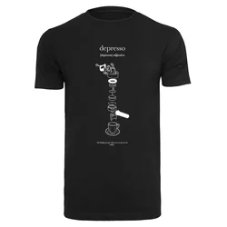 Mister Tee Majica Depresso črna/bela