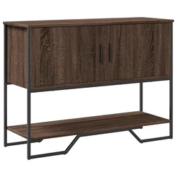 Konzolni stol boja hrasta 100 x 35 x 74,5 cm konstruirano drvo