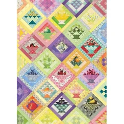 Cobble Hill Puzzle Quilt s košarami sadja 1000 kosov
