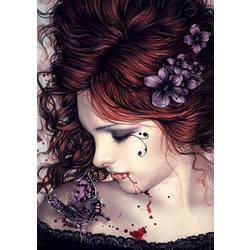 Educa - Puzzle Victoria French: Butterfly - 500 kosov