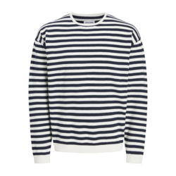 JACK & JONES Muški džemper 12269031, Belo-teget