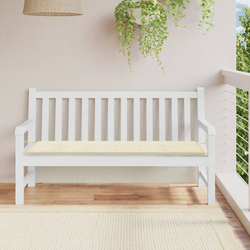 Jastuk za vrtnu klupu krem 150x50x4 cm od tkanine Oxford