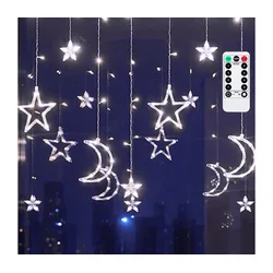 Aigostar - LED spoljašnja božićna svetlosna girlanda 120xLED/6W/230V/8 funkcija 3x0,6m IP44 hladno belaDO