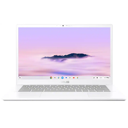 ASUS - CX34 14 FHD Chromebook Plus Laptop with Google AI - Intel Core i3 with 8GB Memory - 256 GB SSD - Pearl White