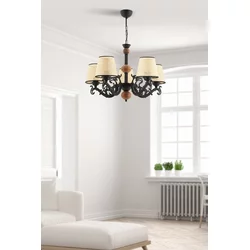 OPVIQ Luster Fiona Coral Wood Black White Cream