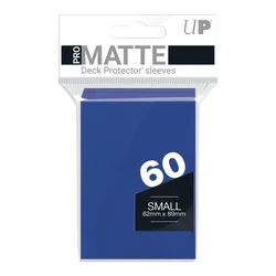 Ultra Pro Matte Small Desk Protector Sleeves 60 - Blue