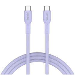 CANYON cable OnWire 60CL C-C 60W COLOR Braided 1m Purple