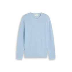 TOM TAILOR DENIM Pulover svetlo modra