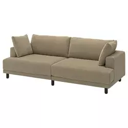 UPPAKRA Modularna sofa trosed, Johanneshov smeđebež