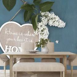 Fototapeta srce s citatom - Home is where your heart is - 539x363