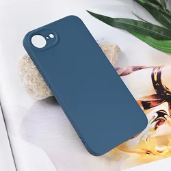 Teracell Maska za telefon Soft Velvet za iPhone 16e 6.1, Plava