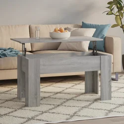 Stolić za kavu boja hrasta 101 x 49 x 52 cm konstruirano drvo