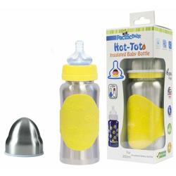 Pacific Baby dječja bočica Hot-Tot, 200 ml, žuto srebrna