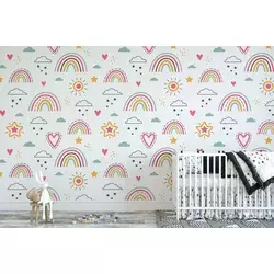 Wallity Tapete za zid MDK-00126, 100x100 cm, Šarena