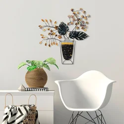 Wallity Zidna dekoracija Flowers in Pots 2, 47 x 55 cm, Šarena