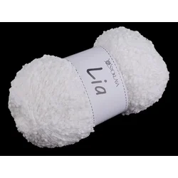 Pletena preja nopka Lia 100 g - bela